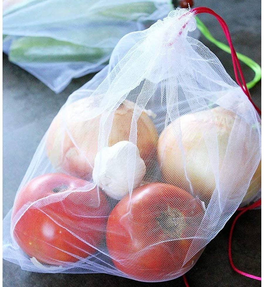 Bolsas reutilizables para productos vegetales, bolsa de ensalada – Keep It  Fresh Bolsas para refrigerador, bolsas de frutas, bolsa de almacenamiento
