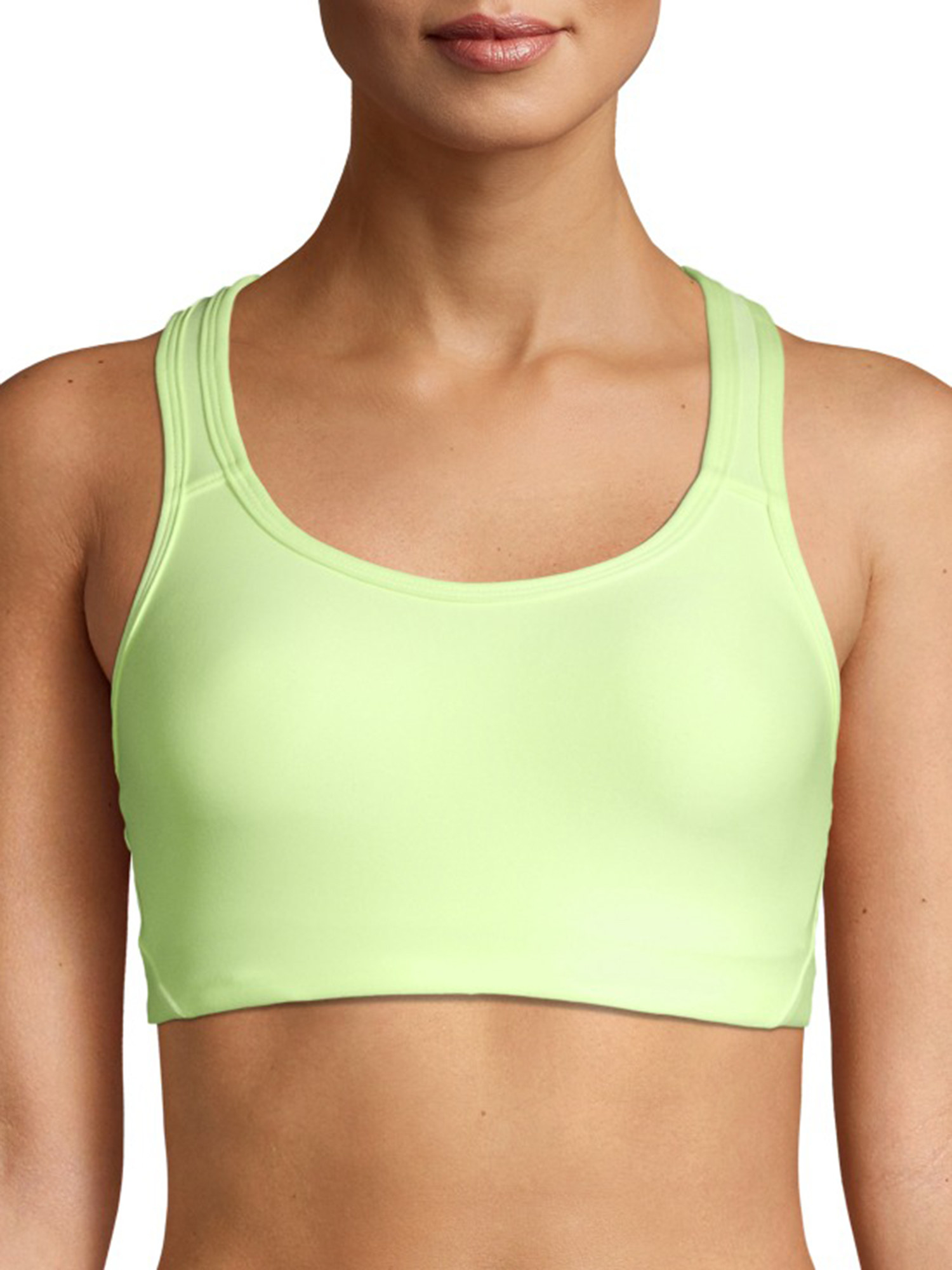 The neon green sports bra