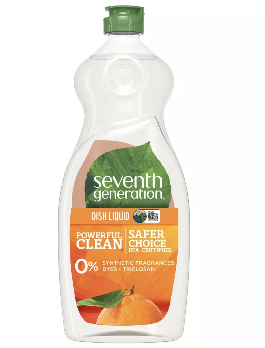 The Seventh Generation soap bottle