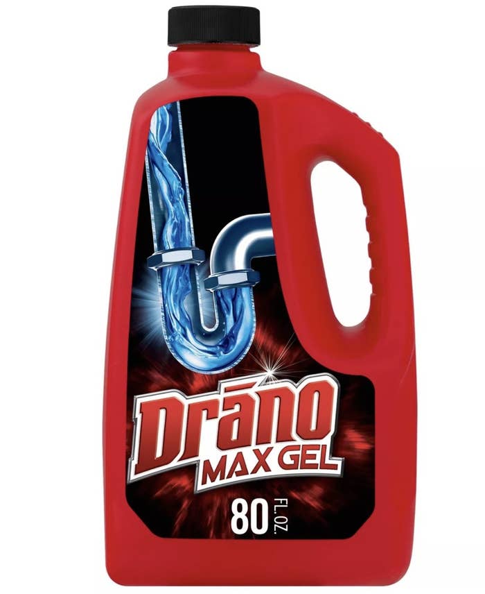 The Drano bottle 