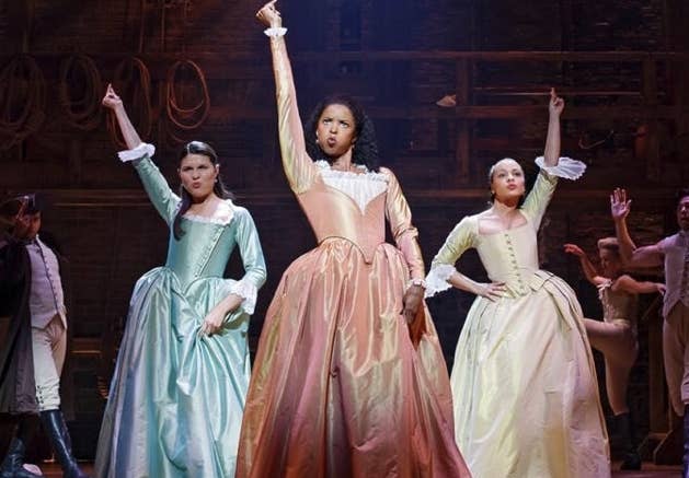 Eliza, Angelica, and Peggy in Hamilton