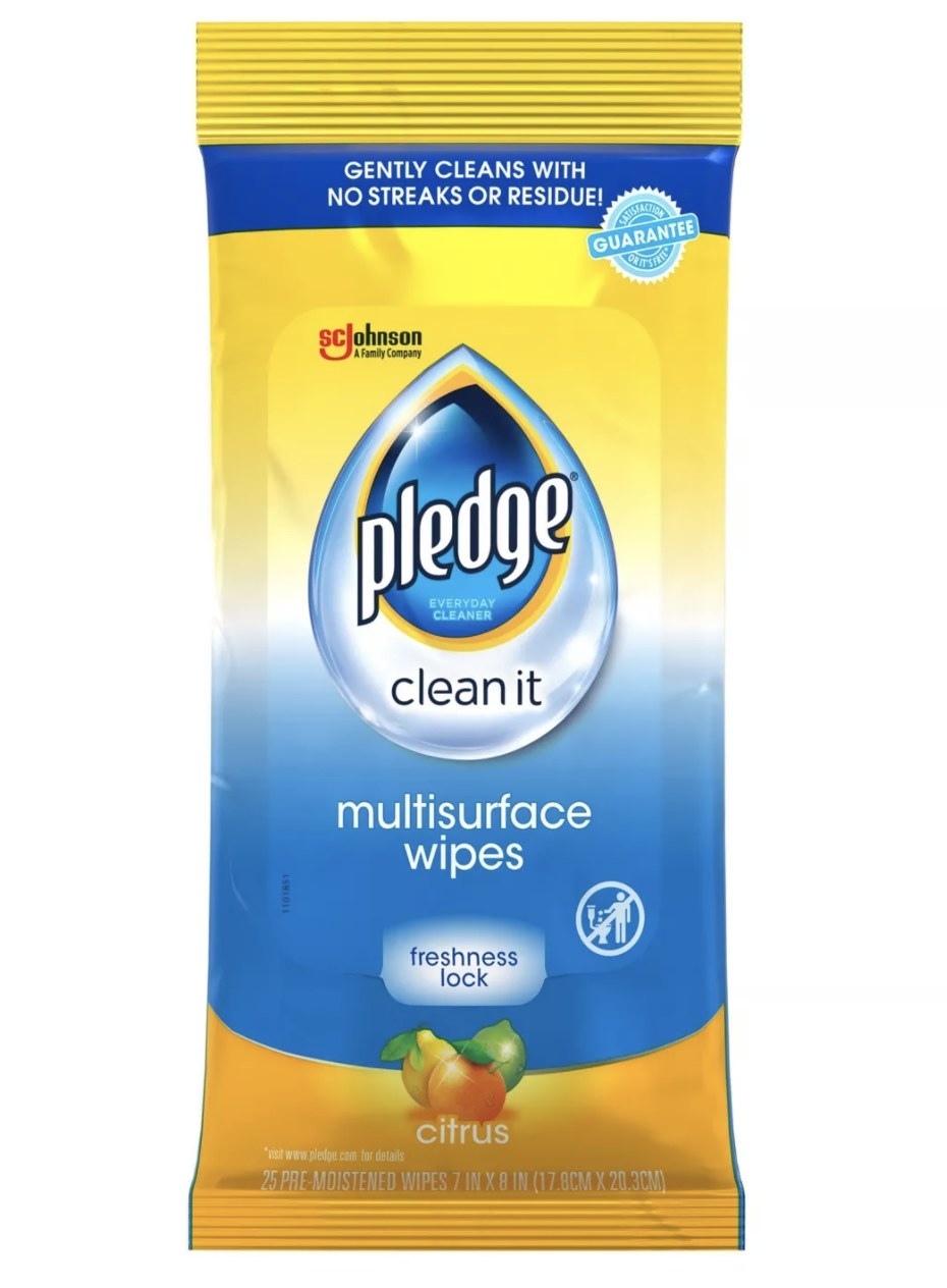 The pack of wipes