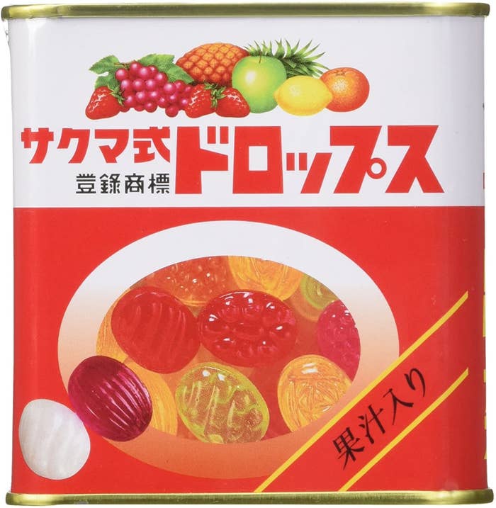 A tin of candy drops