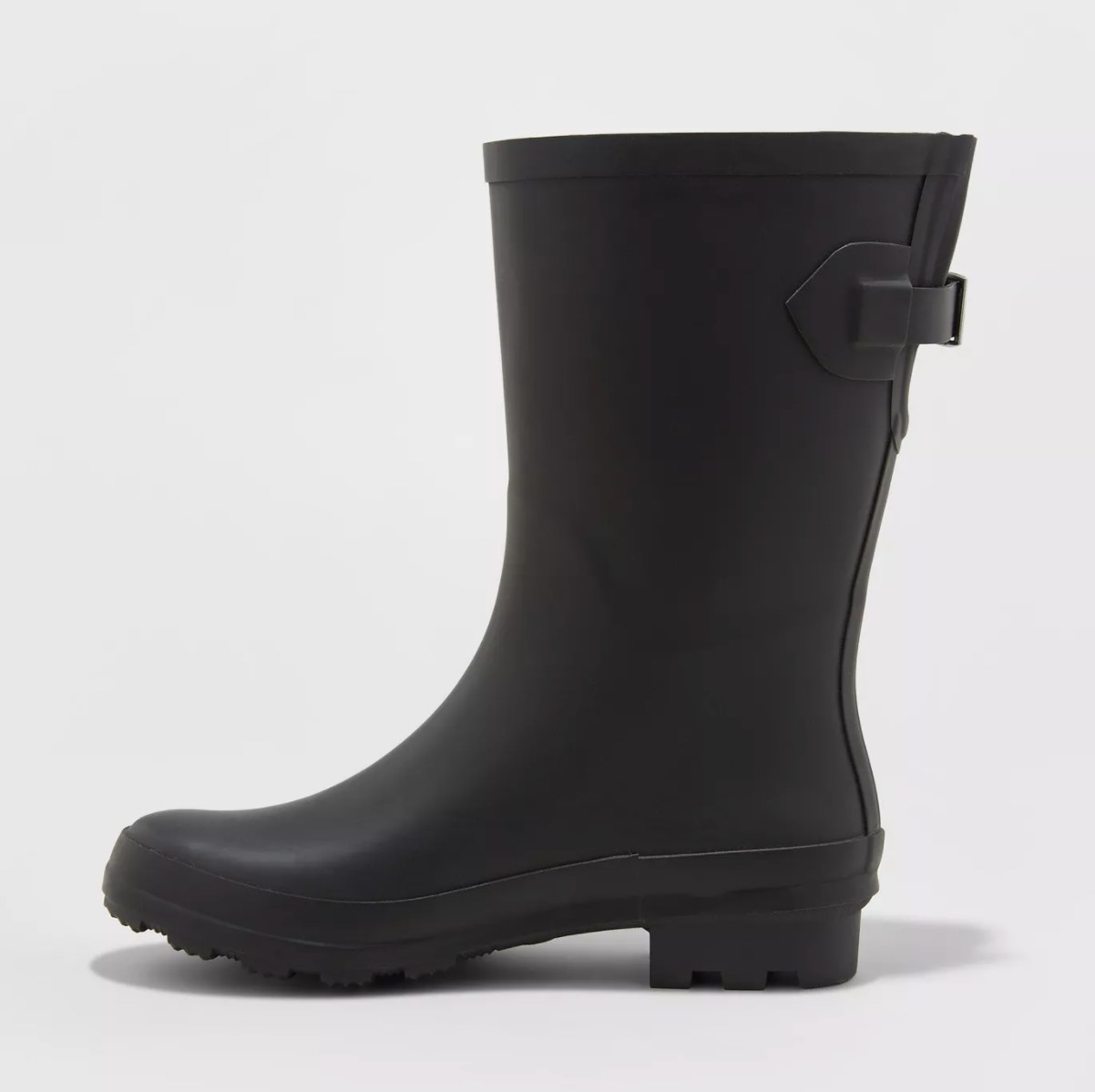 the black rain boots
