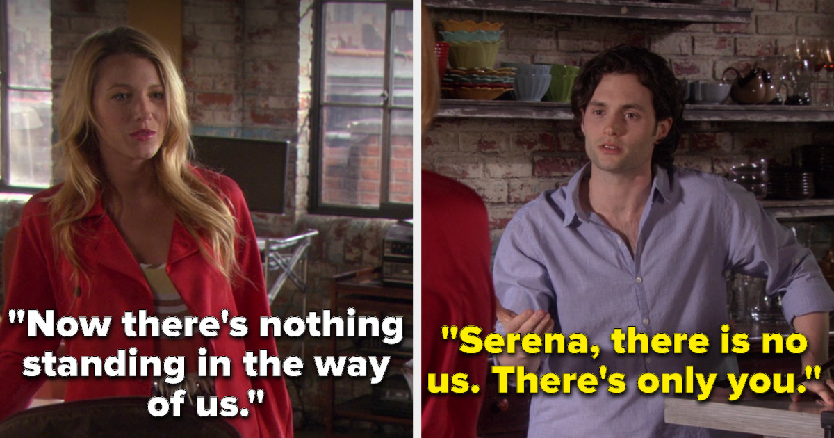 Serena saying &quot;Now there&#x27;s nothing standing in the way of us&quot; and Dan replying &quot;Serena, there is no us. There&#x27;s only you&quot;