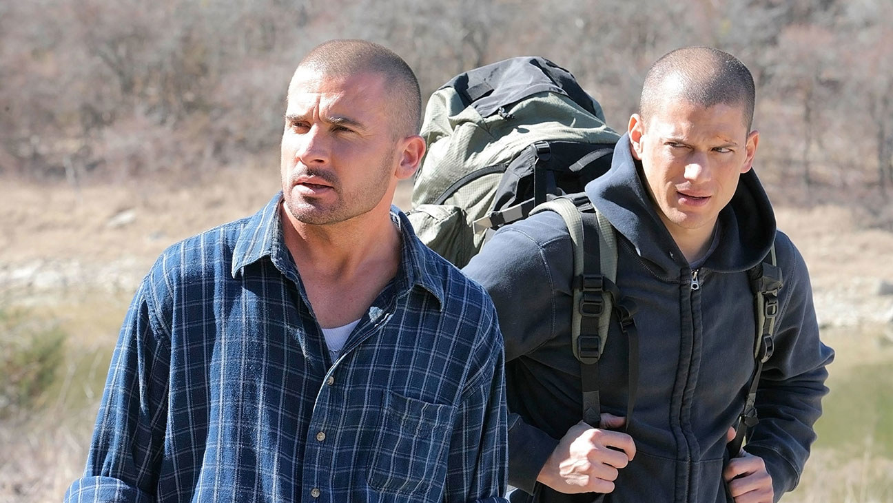 Dominic Purcell and Wentworth Miller as Lincoln and Michael