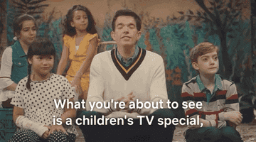 John saying &quot;What you&#x27;re about to see is a children&#x27;s TV special, and I made it on purpose.&quot;