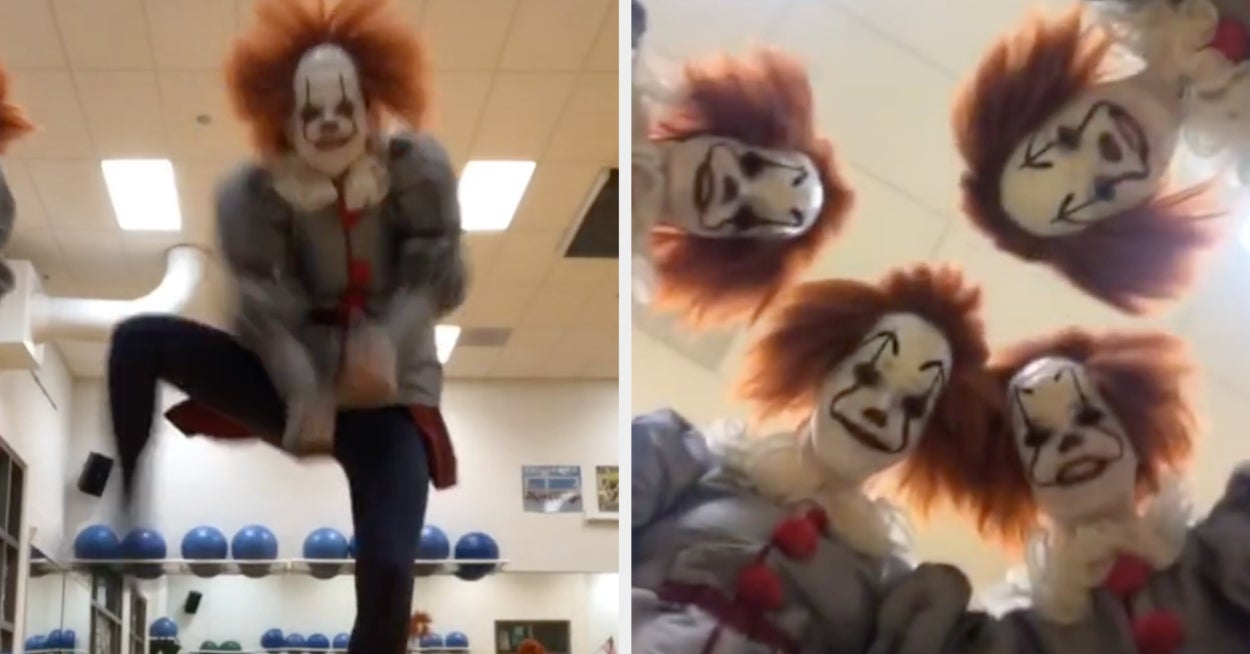 This Tiktok Of A Dance Team S Pennywise Routine Is Super Creepy