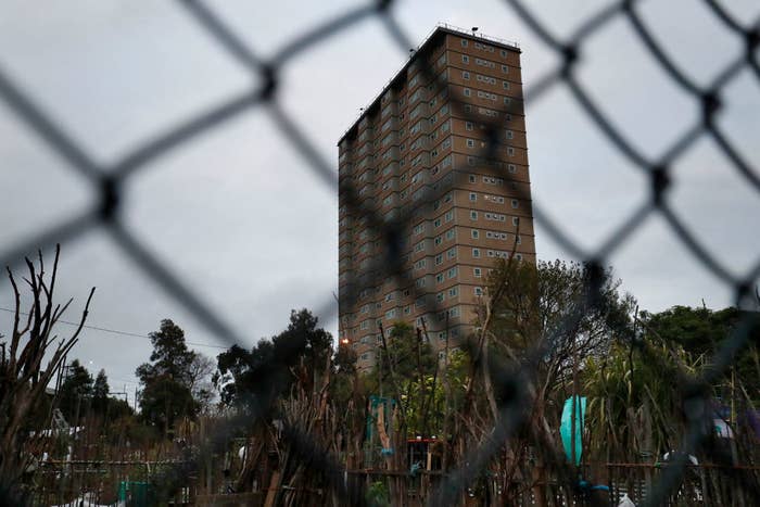 A view of the Flemington Towers Government Housing complex