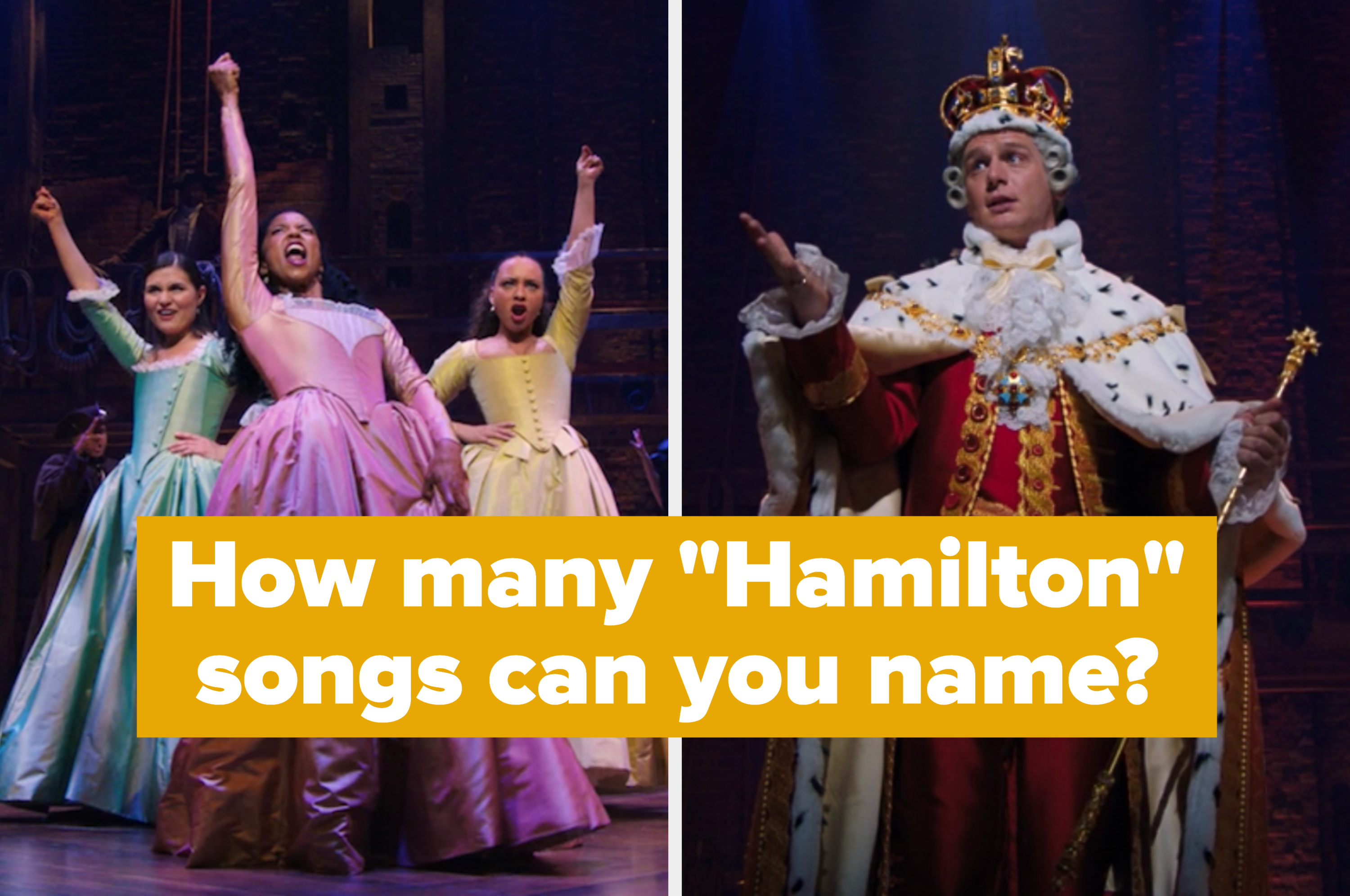 How Many Hamilton Songs Can You Name