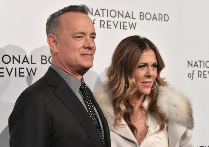 Photo of Tom Hanks and Rita Wilson