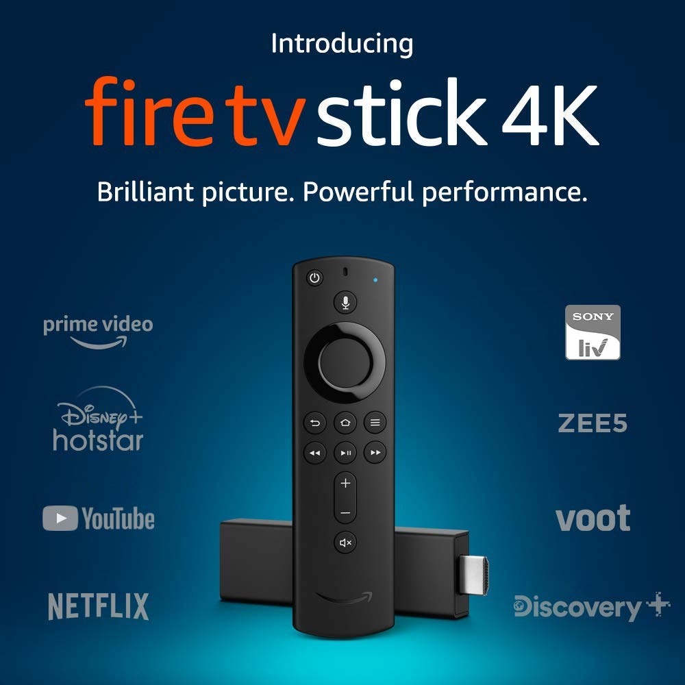 Amazon Firestick with the various platforms it supports
