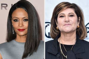 Thandie Newton and Amy Pascal side by side 