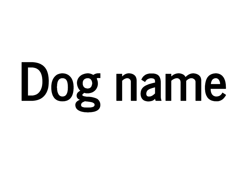 How human is your dog's name? See the people names most common in dogs. -  Washington Post