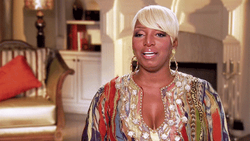 NeNe Leaks laughing during her confessional in &quot;Real Housewives.&quot;
