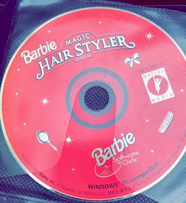 Barbie Magic Hair Styler CD Rom