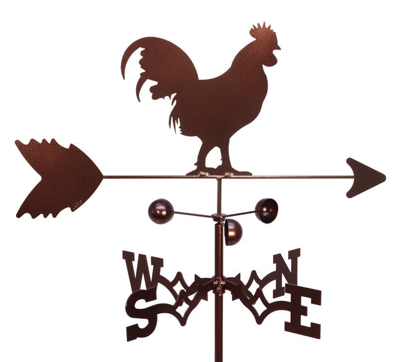 The rooster weathervane