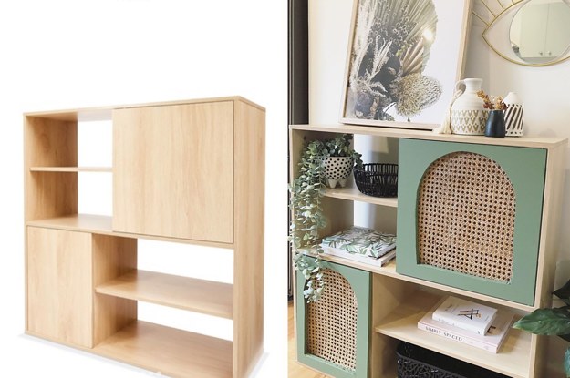 Kmart wooden deals shelving unit