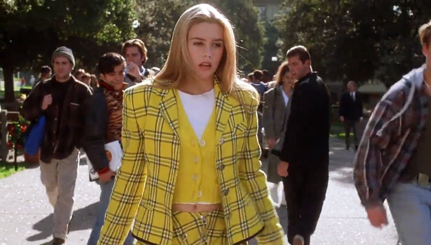 yellow plaid skirt and blazer quiz