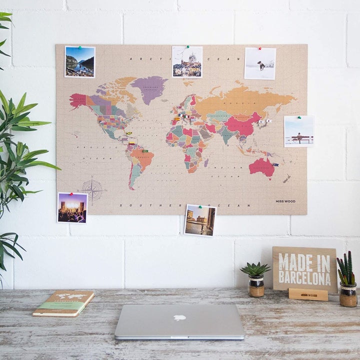 the world map 