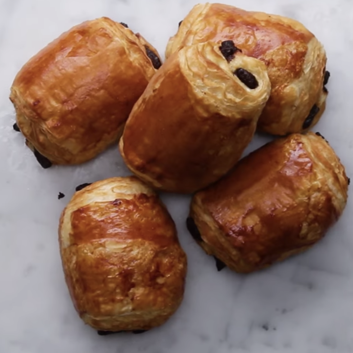 the chocolate croissants 