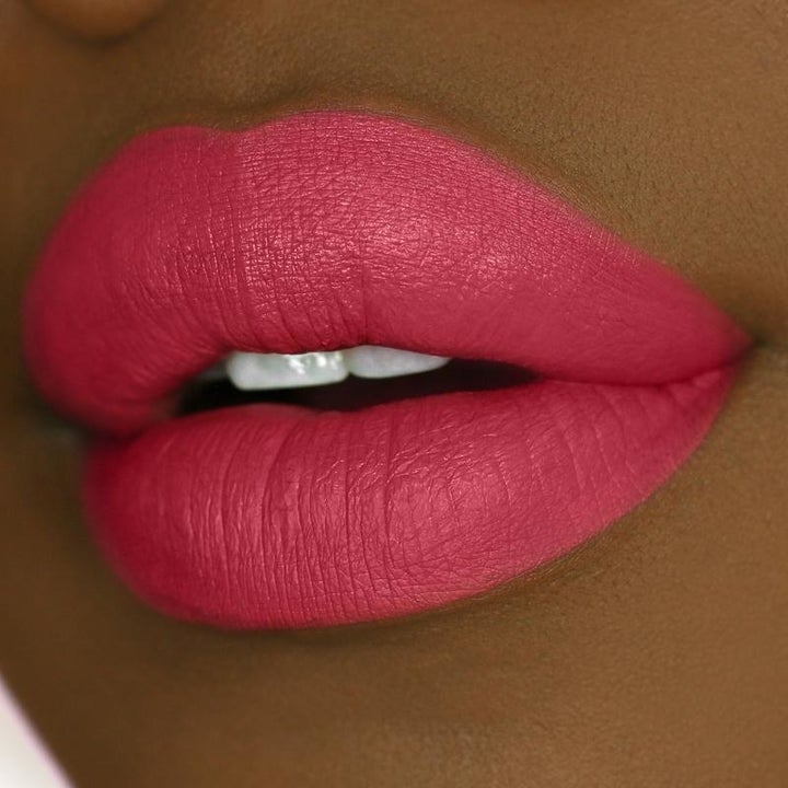 lips in a berry tone