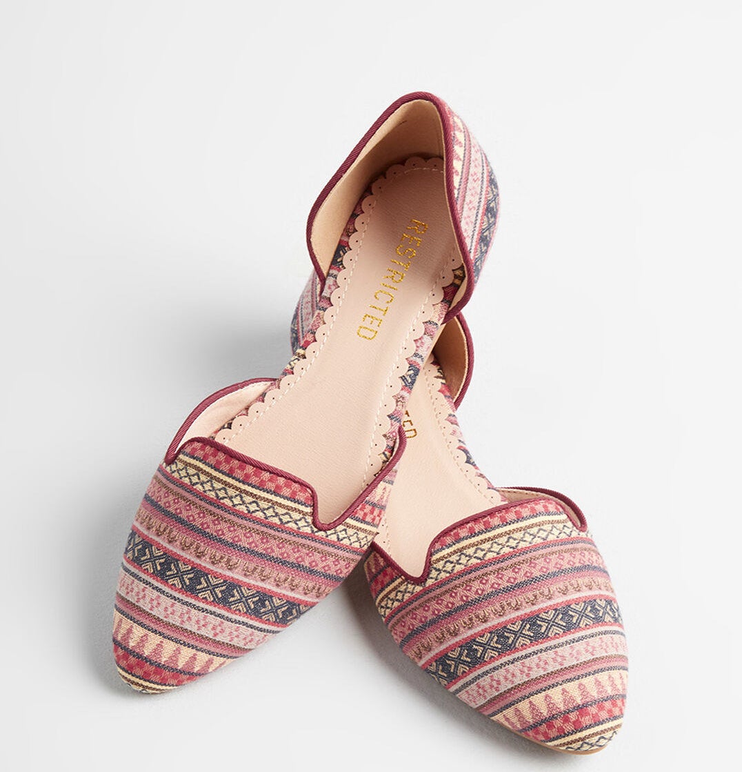 shearling slip on shoes
