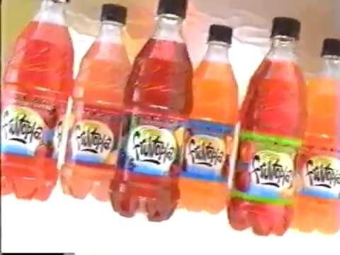 A screengrab of seven Fruitopia taken from a 1990s commercial 