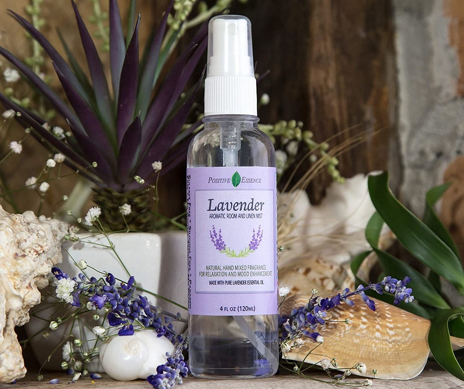 The lavender essential oil linen spray