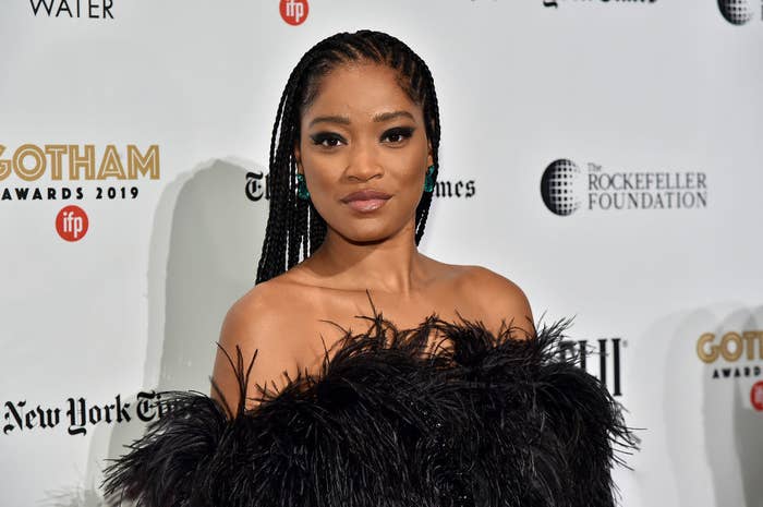 Keke Palmer poses for a photo at an event