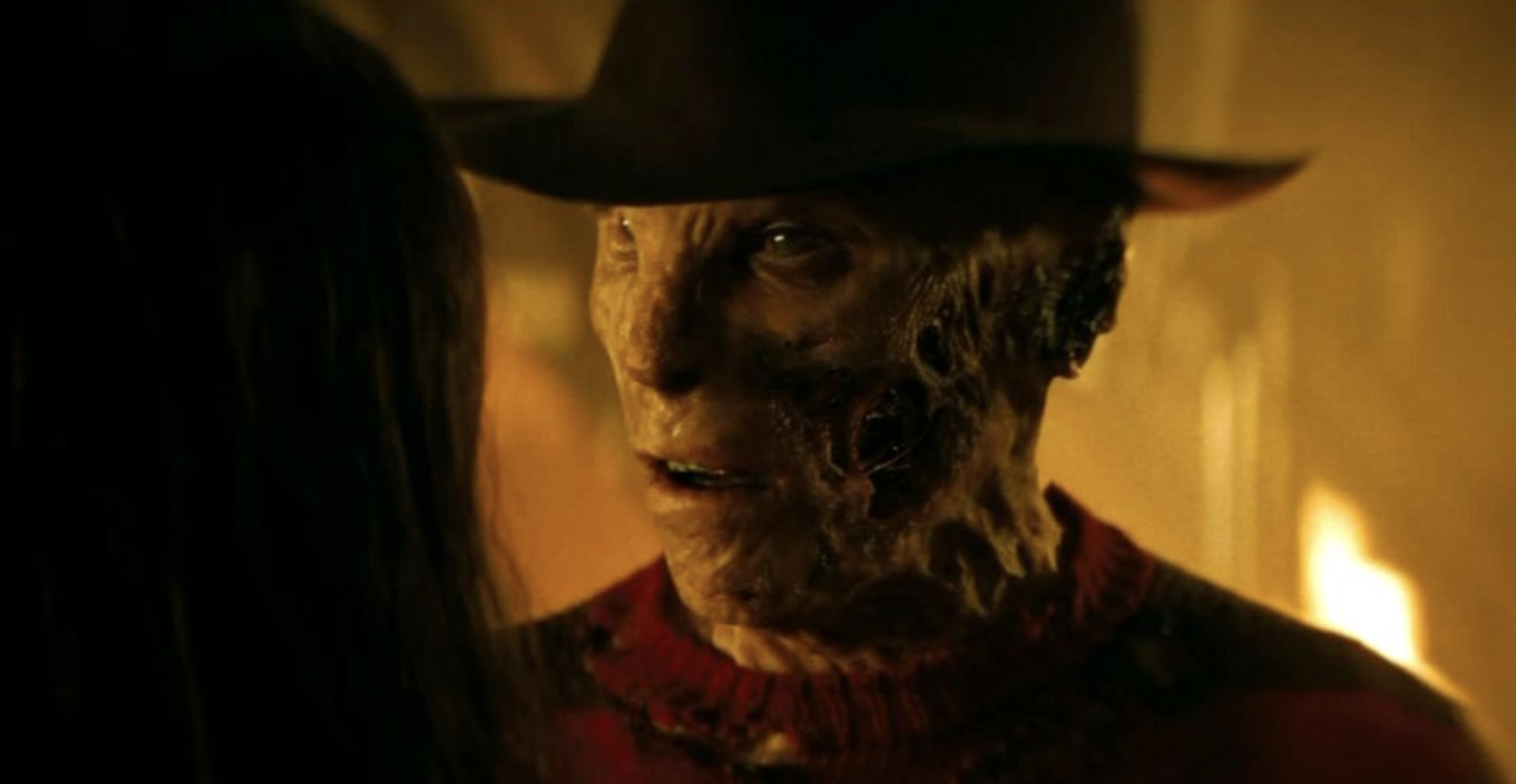 Jackie Earle Haley in poor Freddy Kruger face makeup