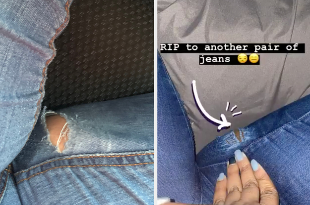 Thick thighs hot sale in jeans