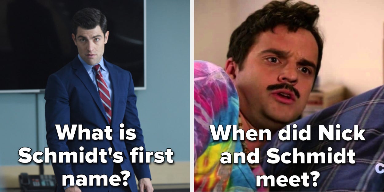 New Girl Schmidt Quiz