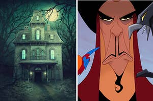 Haunted house and Jafar.