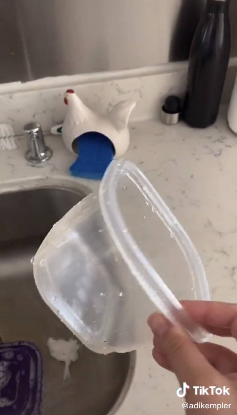 How To Get Stains Out Of Tupperware, According To TikTok