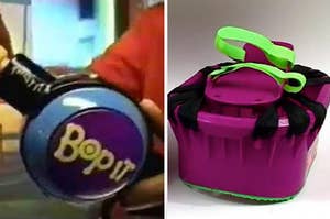 A Bop-It toy from the '90s