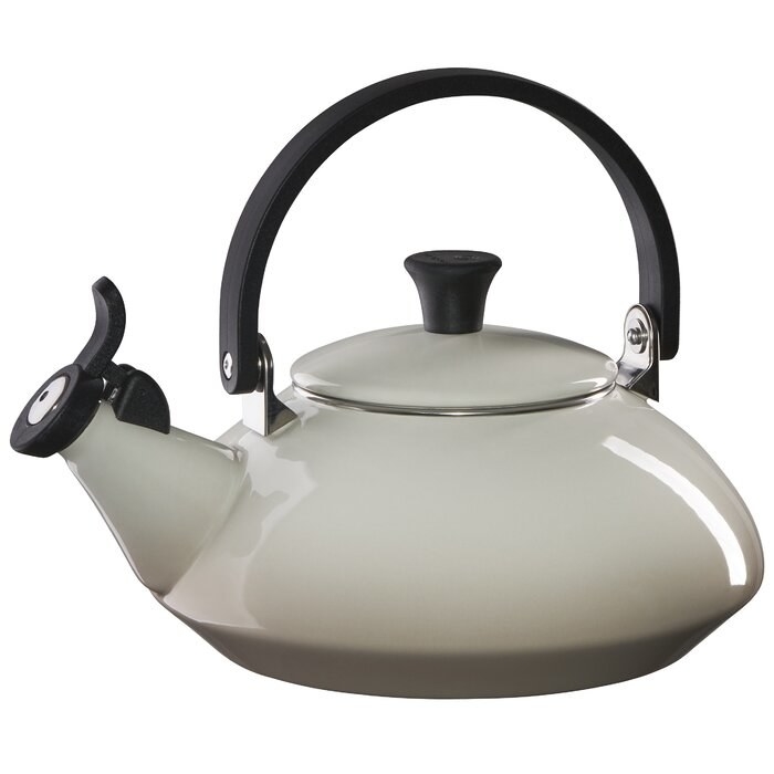 Gray Le Creuset tea kettle