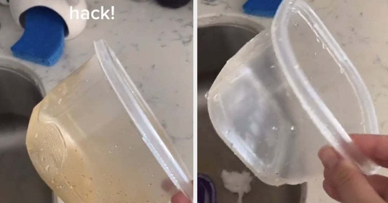 The Recycling Hack That Will Fix Your Smelly Tupperware