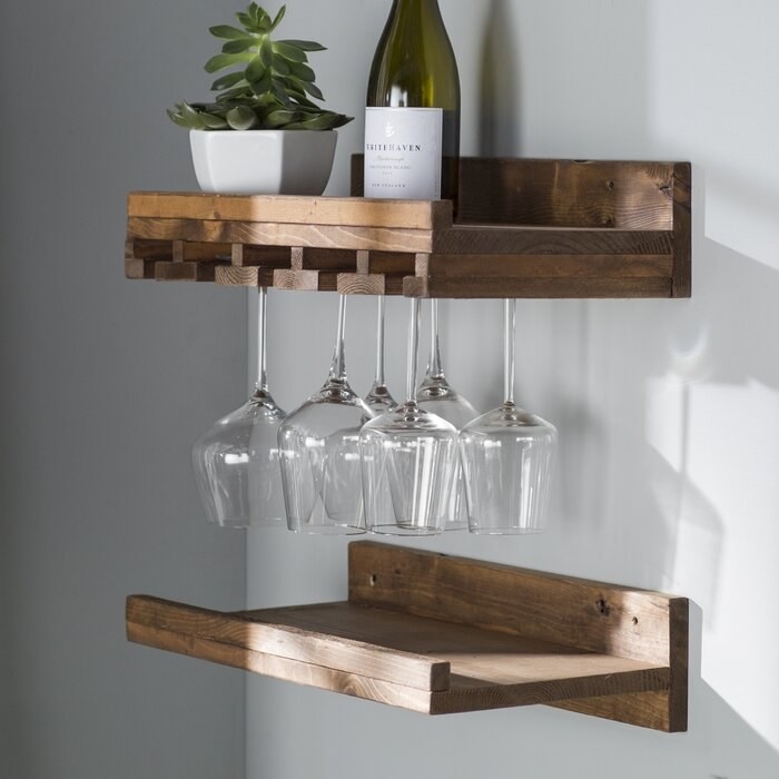 Wooden wine rack 