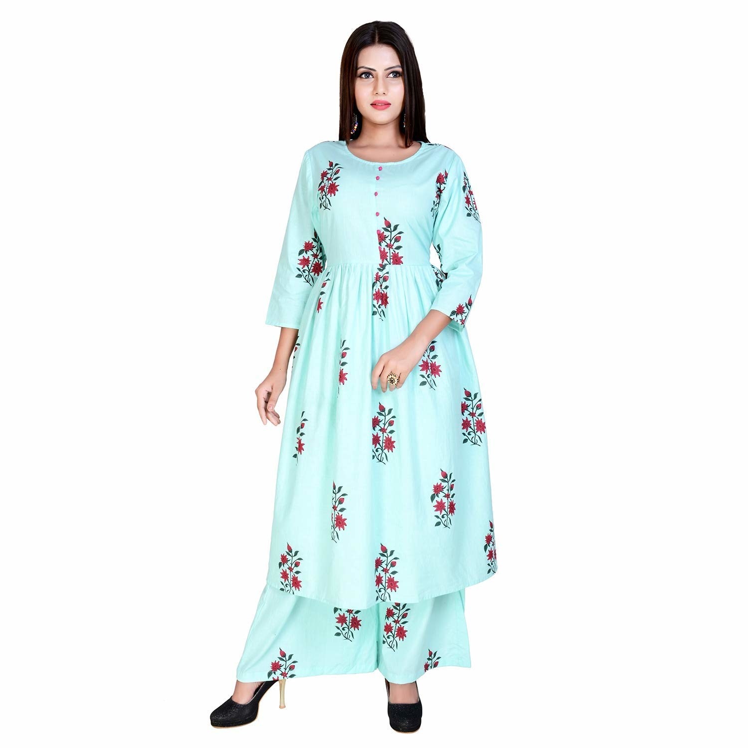 amazon cotton palazzo suits