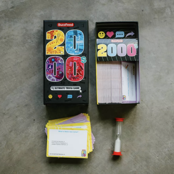 The Buzzfeed 2000 trivia card game