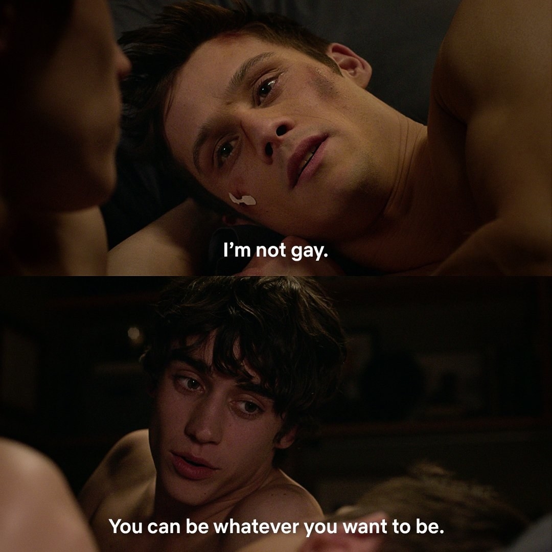 Winston tells Monty he&#x27;s not gay and Winston replies &quot;you can be whatever you want to be&quot;