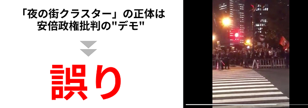 夜の街クラスター の正体は安倍政権批判の デモ との誤情報拡散 添えられた映像は