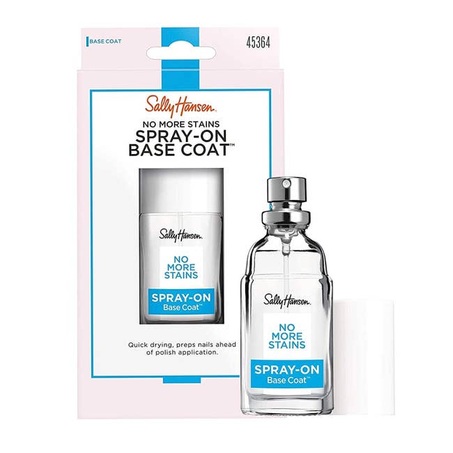The Sally Hansen No More Stains spray-on base coat.