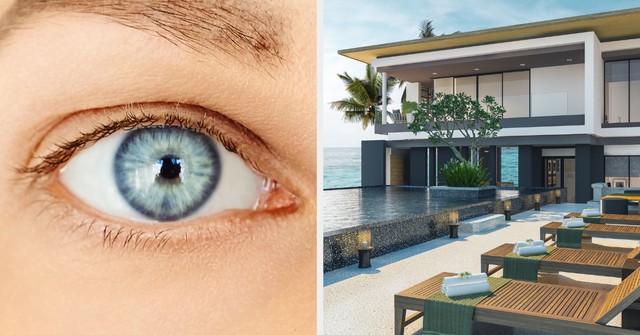 Can We Guess Your Eye Color From The Mansion You Build?