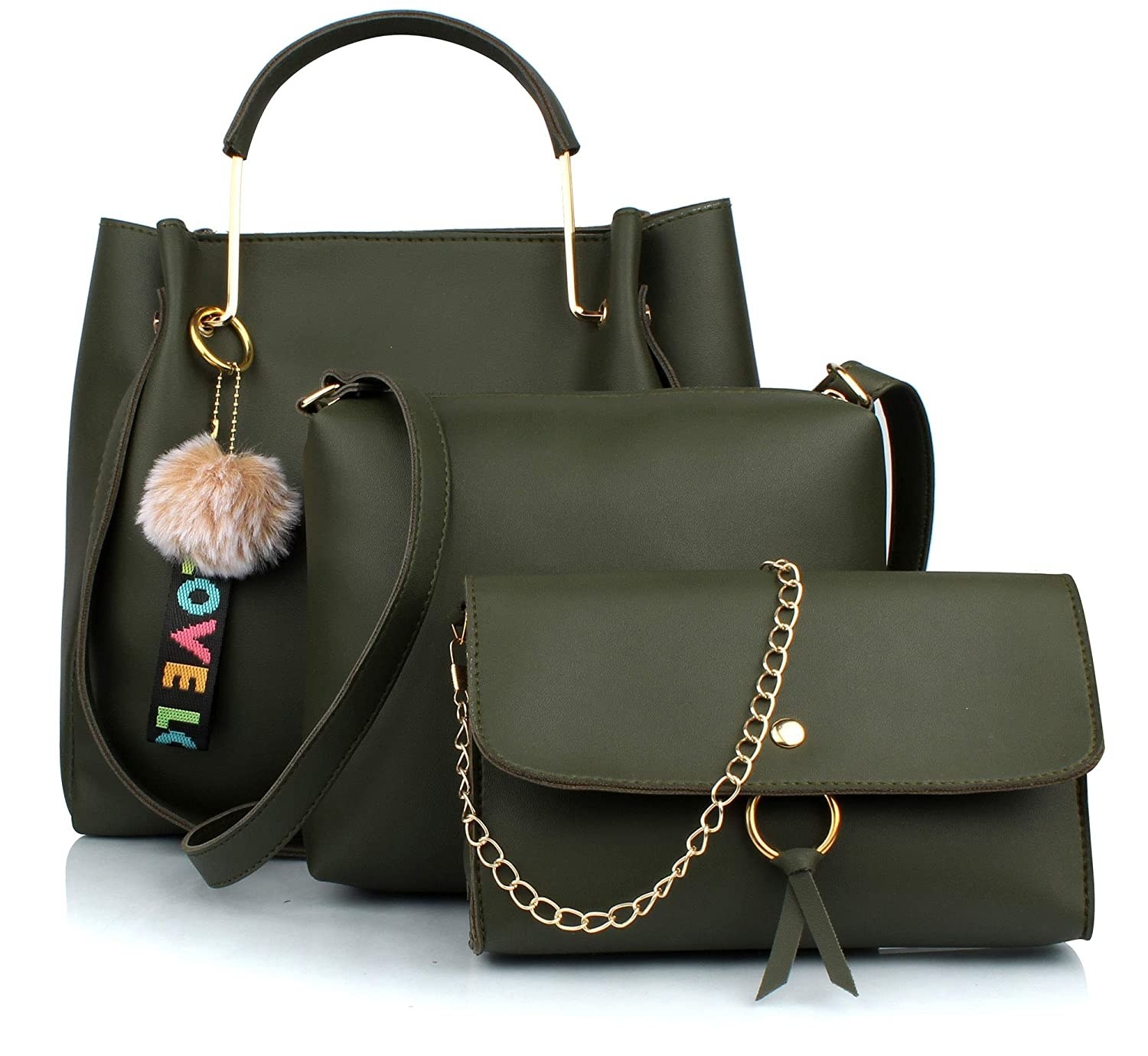 Zelris Camouflage Shine Glow Buckle Women Conceal Carry Handbag with Wallet  Set (Black): Handbags: Amazon.com