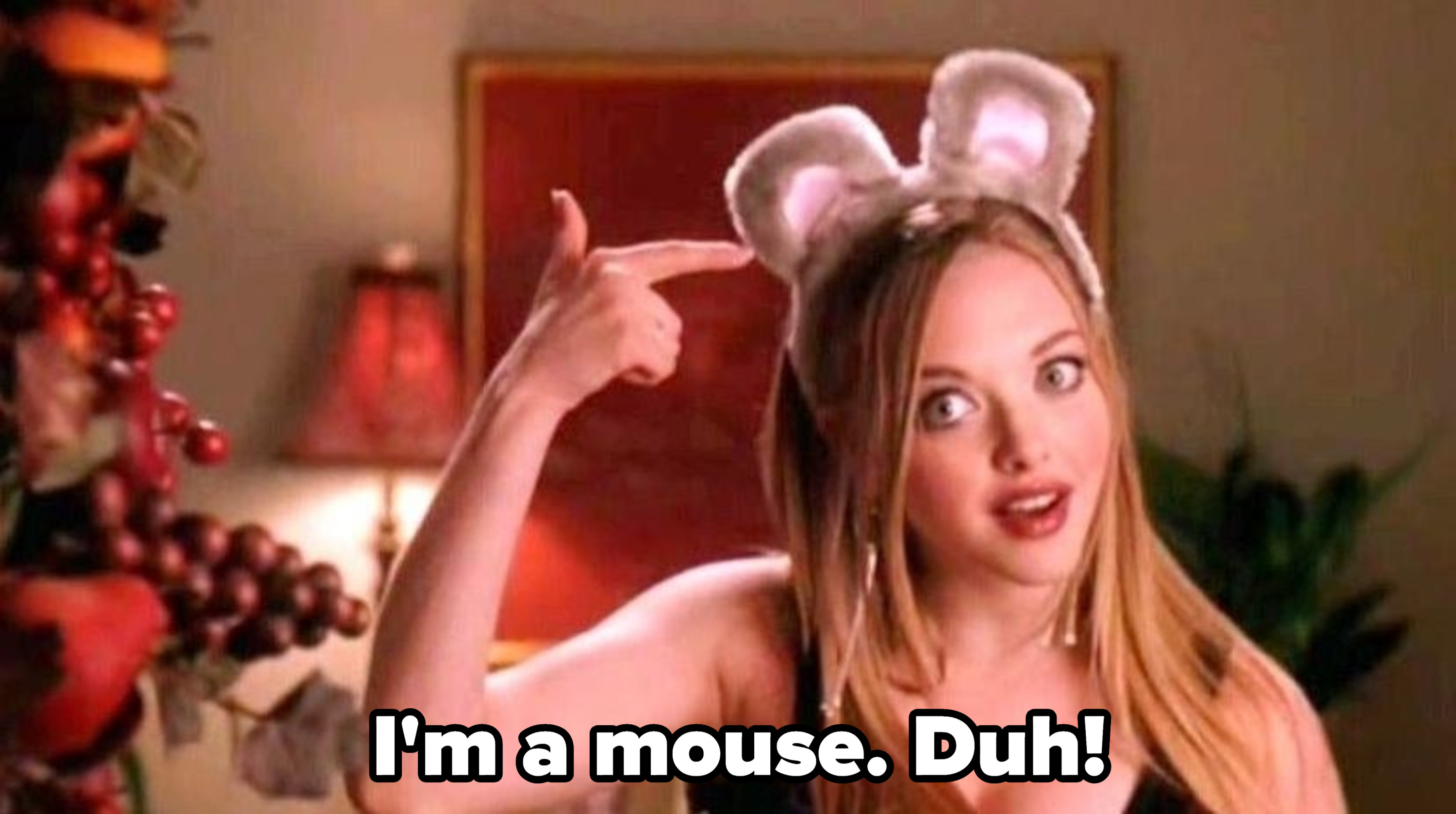 Karen showing off her Halloween costume: &quot;I&#x27;m a mouse. Duh!&quot;