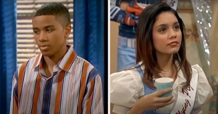 Young Andre Jamal Kinney and Vanessa Hudgens in "Keke & Jamal"
