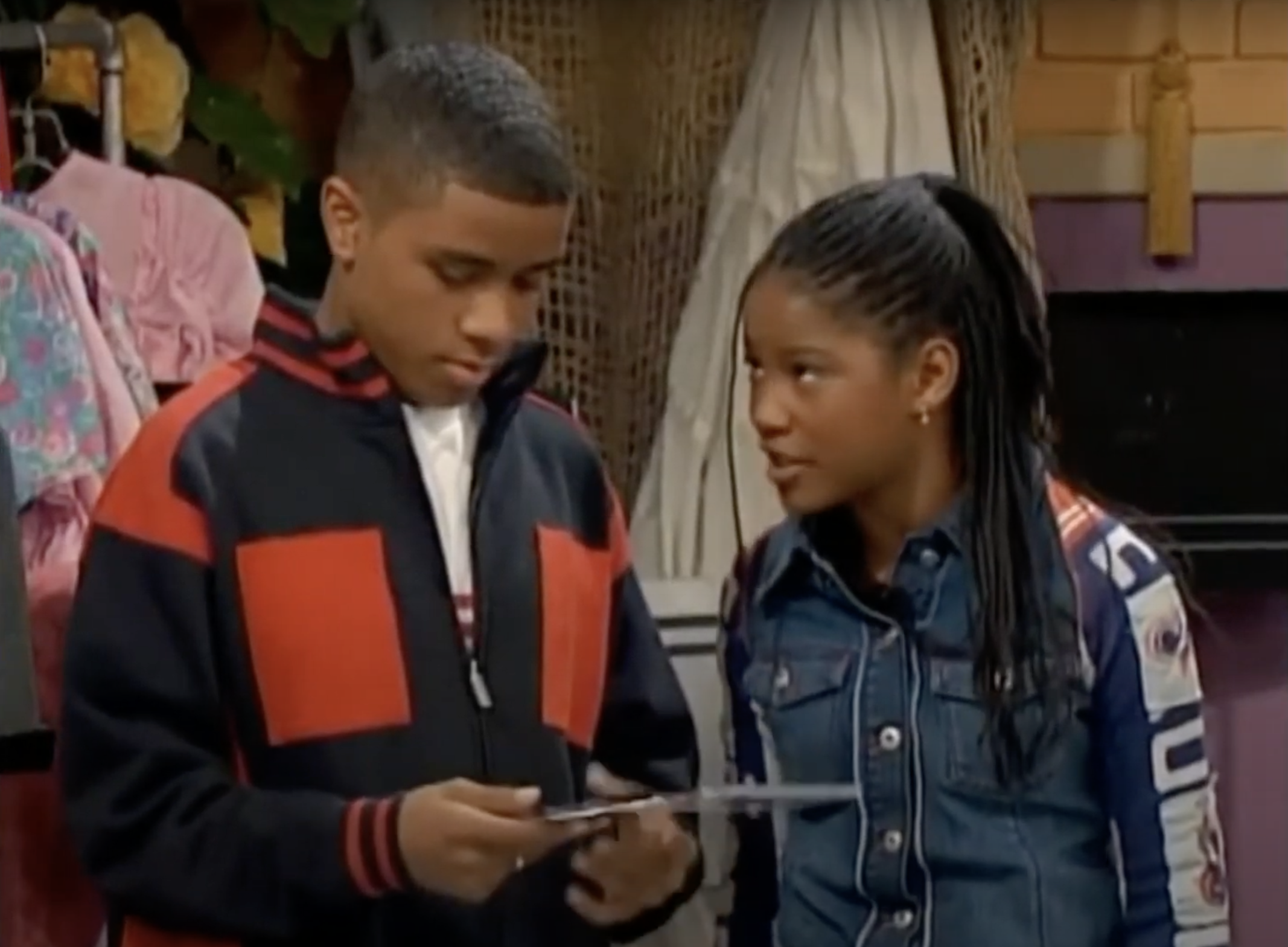 Young Andre Jamal Kinney and Keke Palmer in &quot;Keke &amp;amp; Jamal&quot;