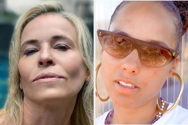 Chelsea Handler and Alicia Keys